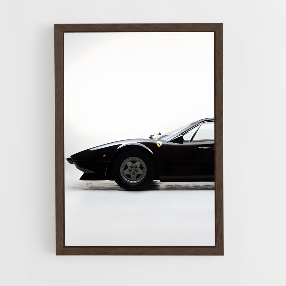 Poster Ferrari Noir 308 (vue 5)